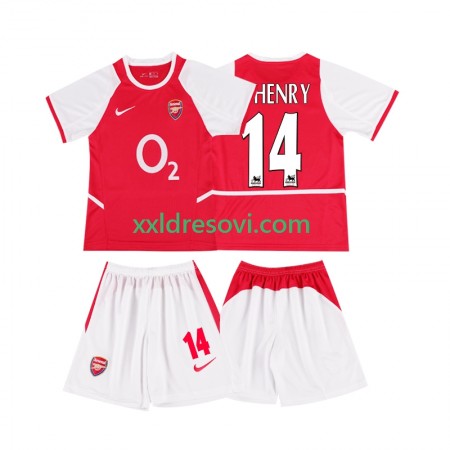 Arsenal Thierry Henry 14 2003 Retro Domaći Dječji Nogometni Dres 2002